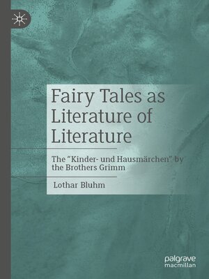 cover image of Fairy Tales as Literature of Literature